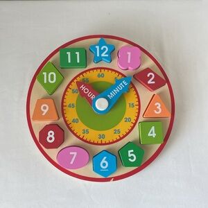 Melissa & Doug Shape Sorting Clock